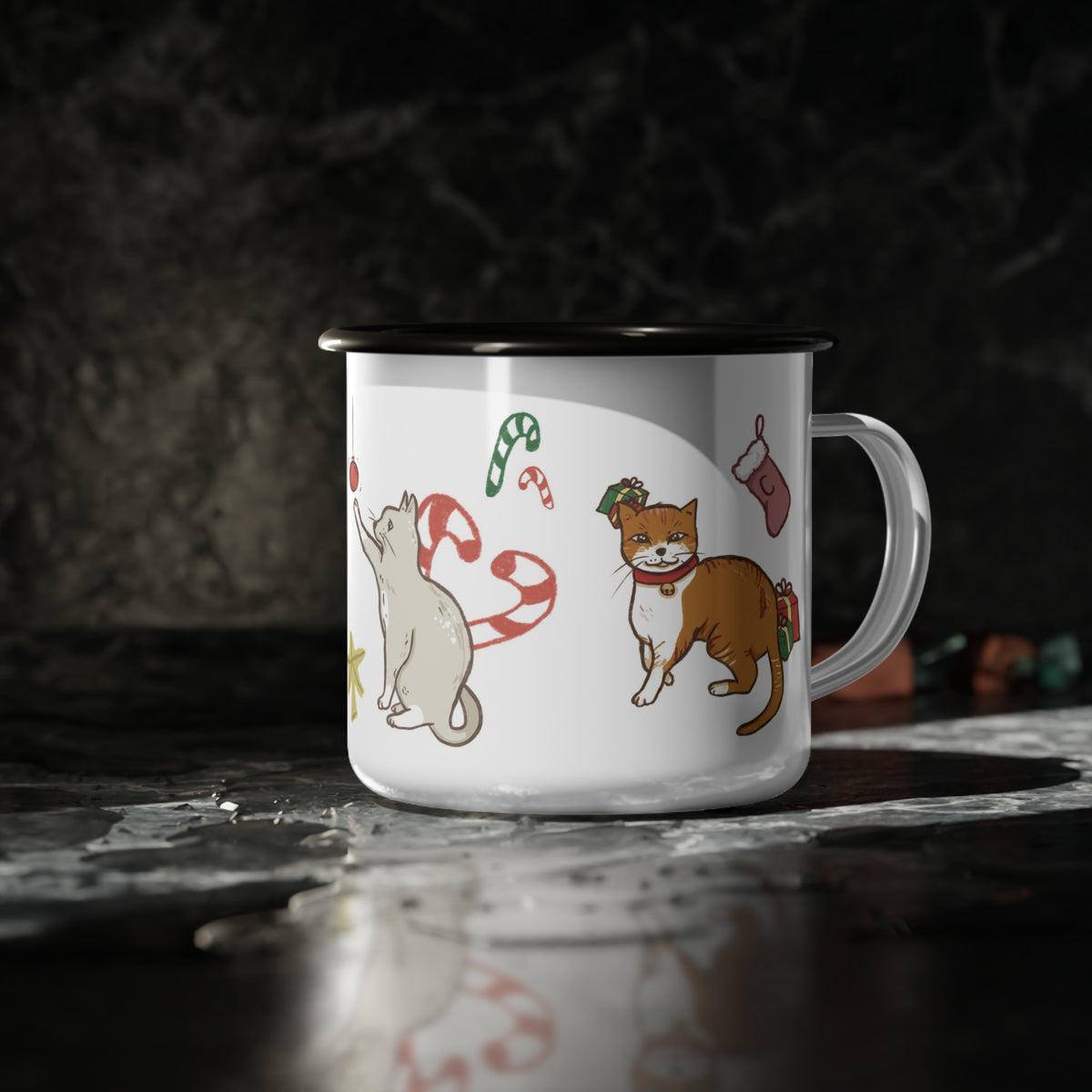 Christmas Kitty Mug