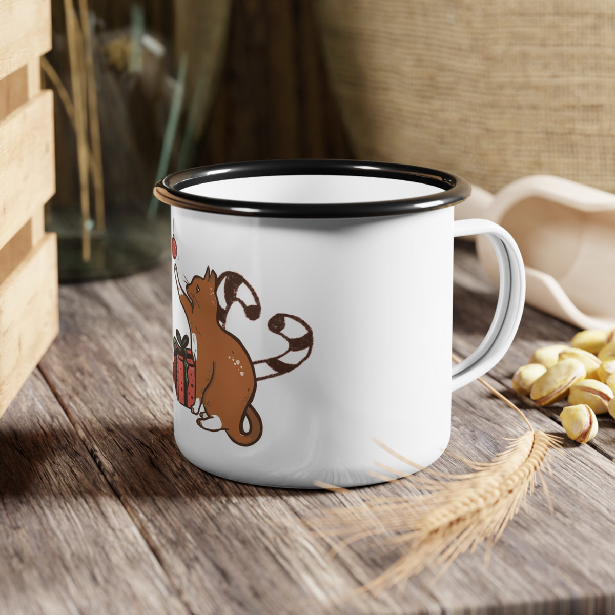 Ornament Kitty Mug