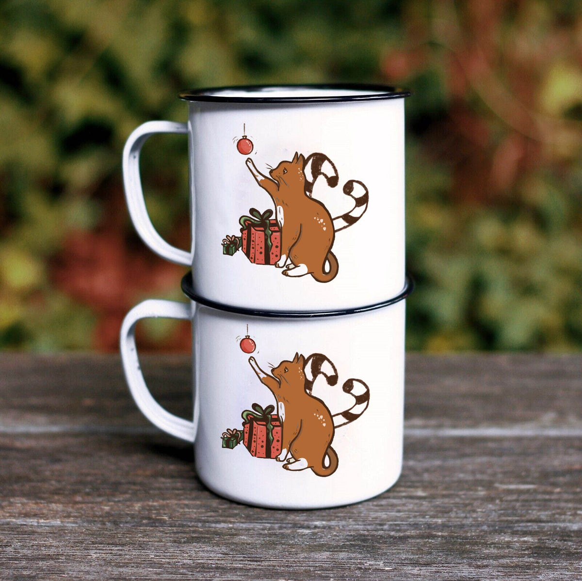 Ornament Kitty Mug
