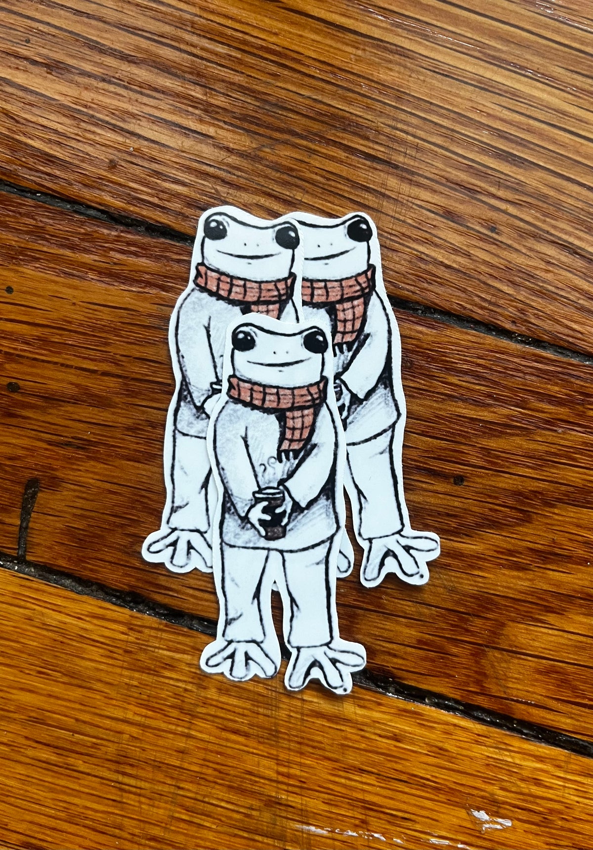 Undead Amphibians Die-Cut Stickers