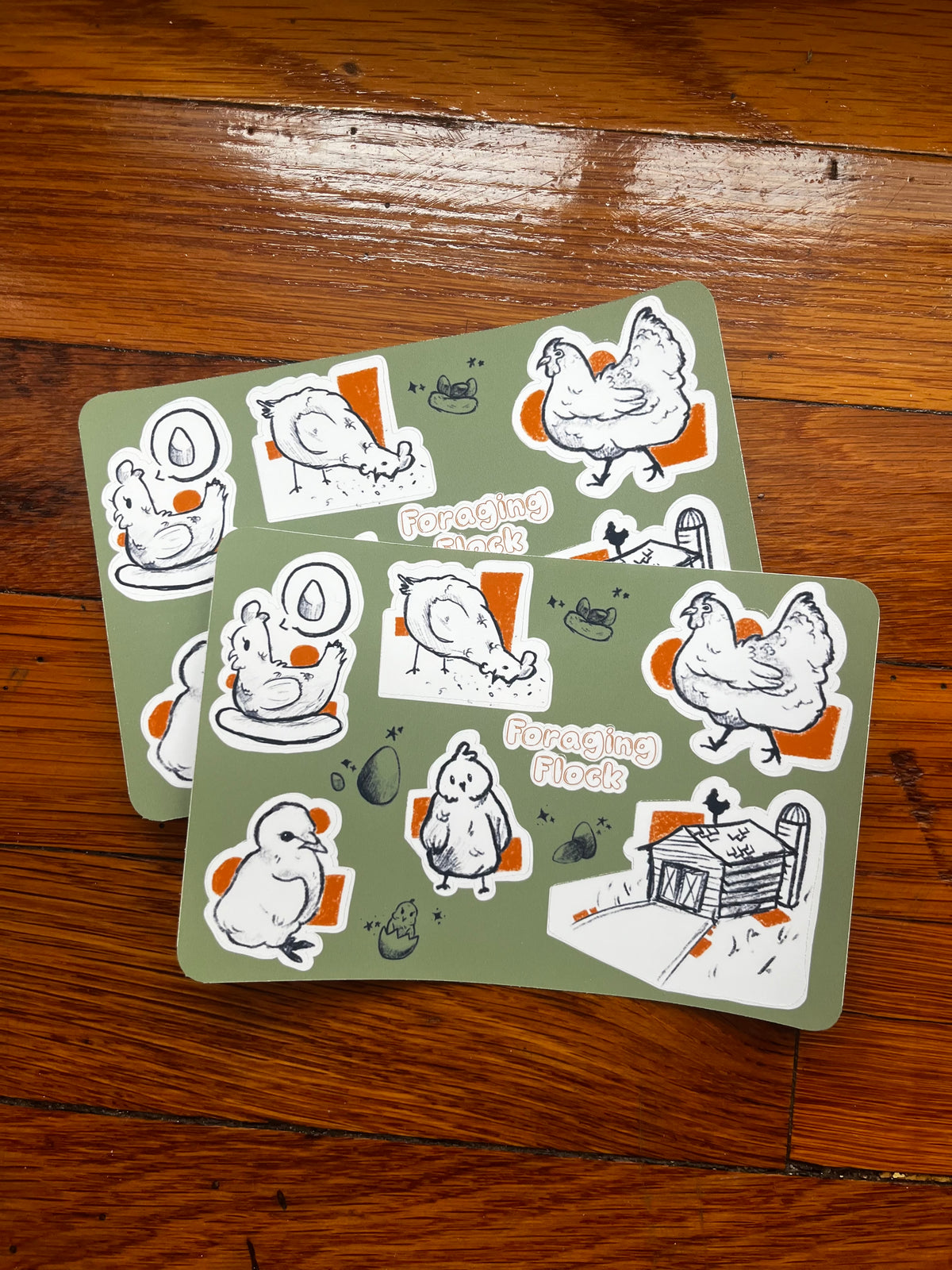 Foraging Flock Sticker Sheet