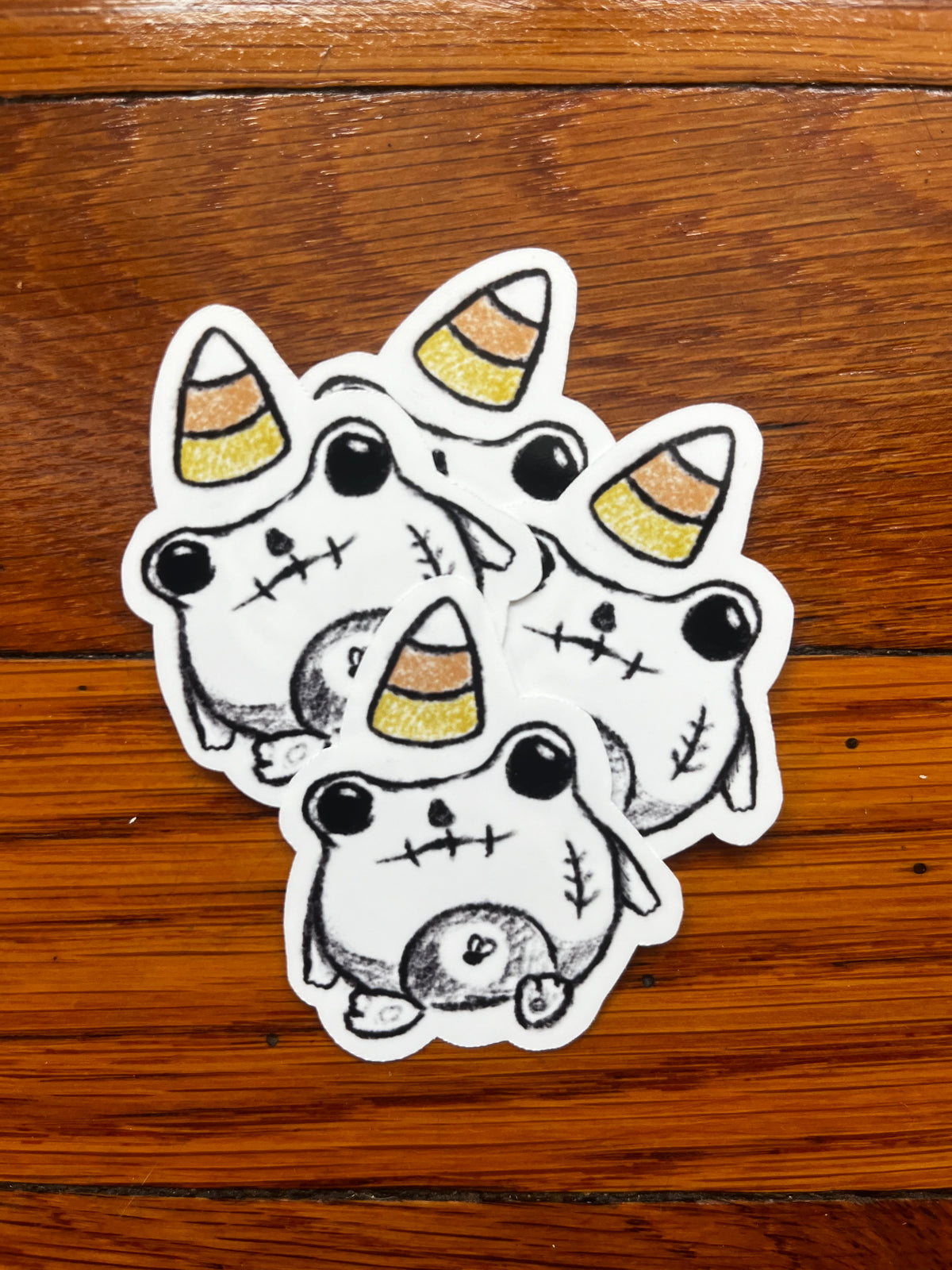 Undead Amphibians Die-Cut Stickers