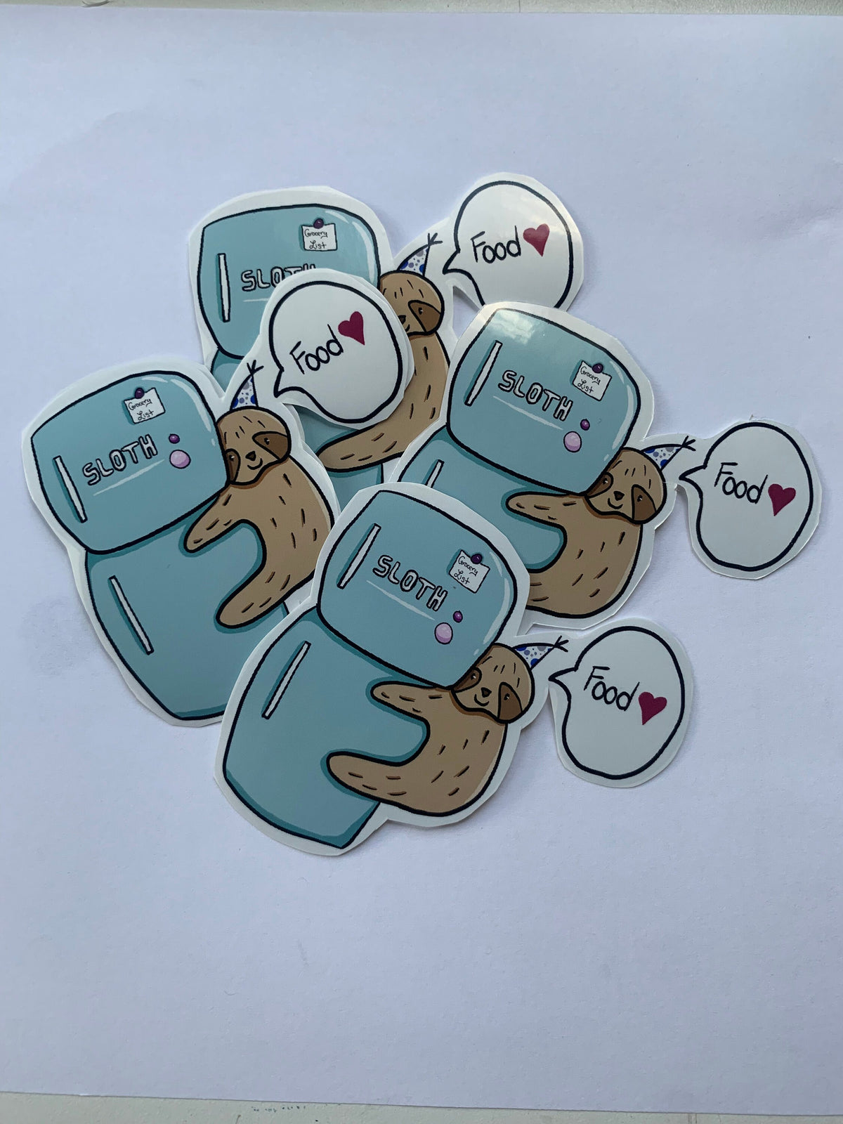 Hungry Sloth Sticker