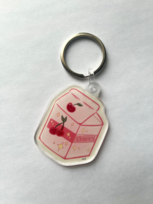 Cherry Juice Keychain