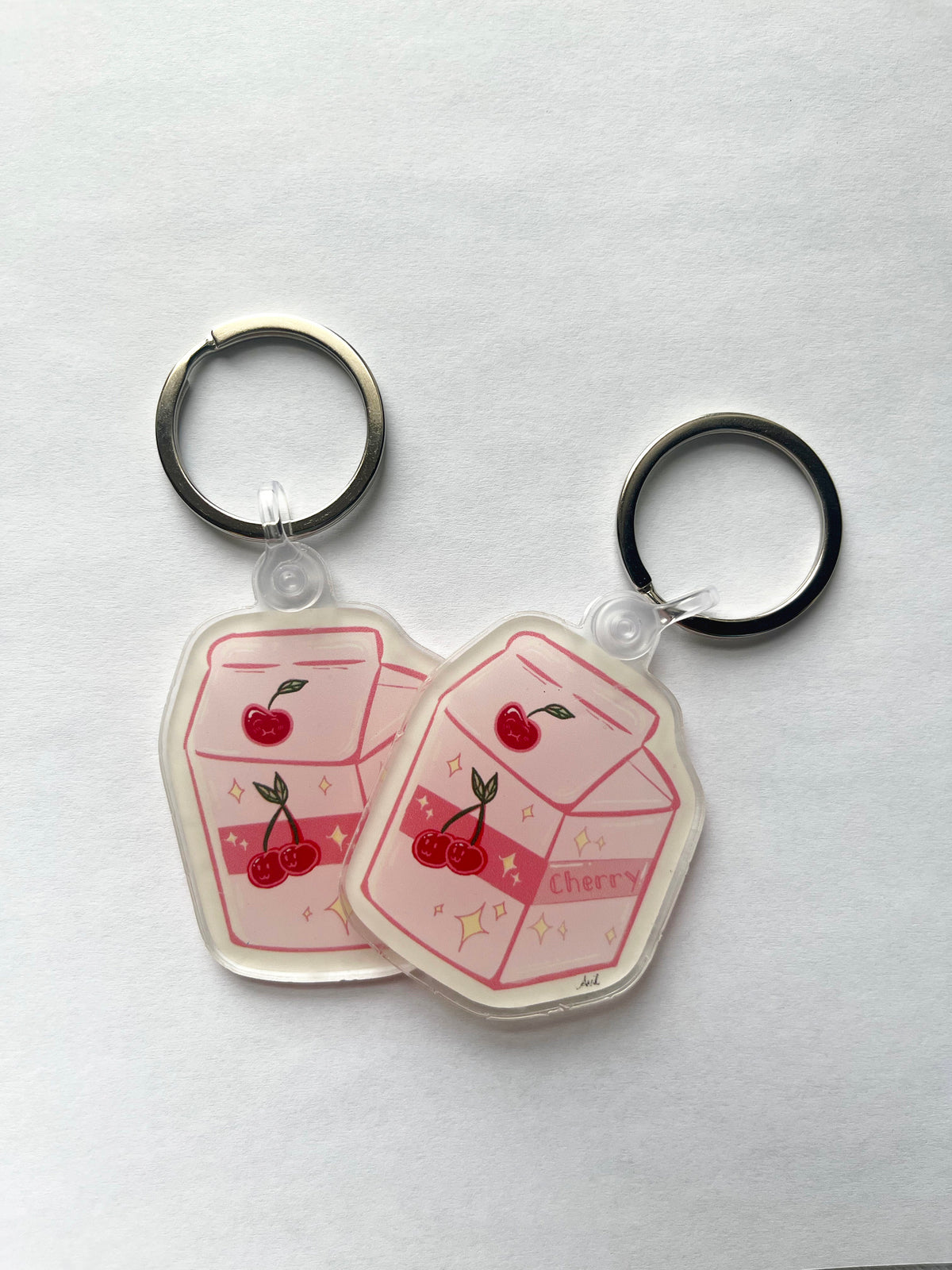 Cherry Juice Keychain